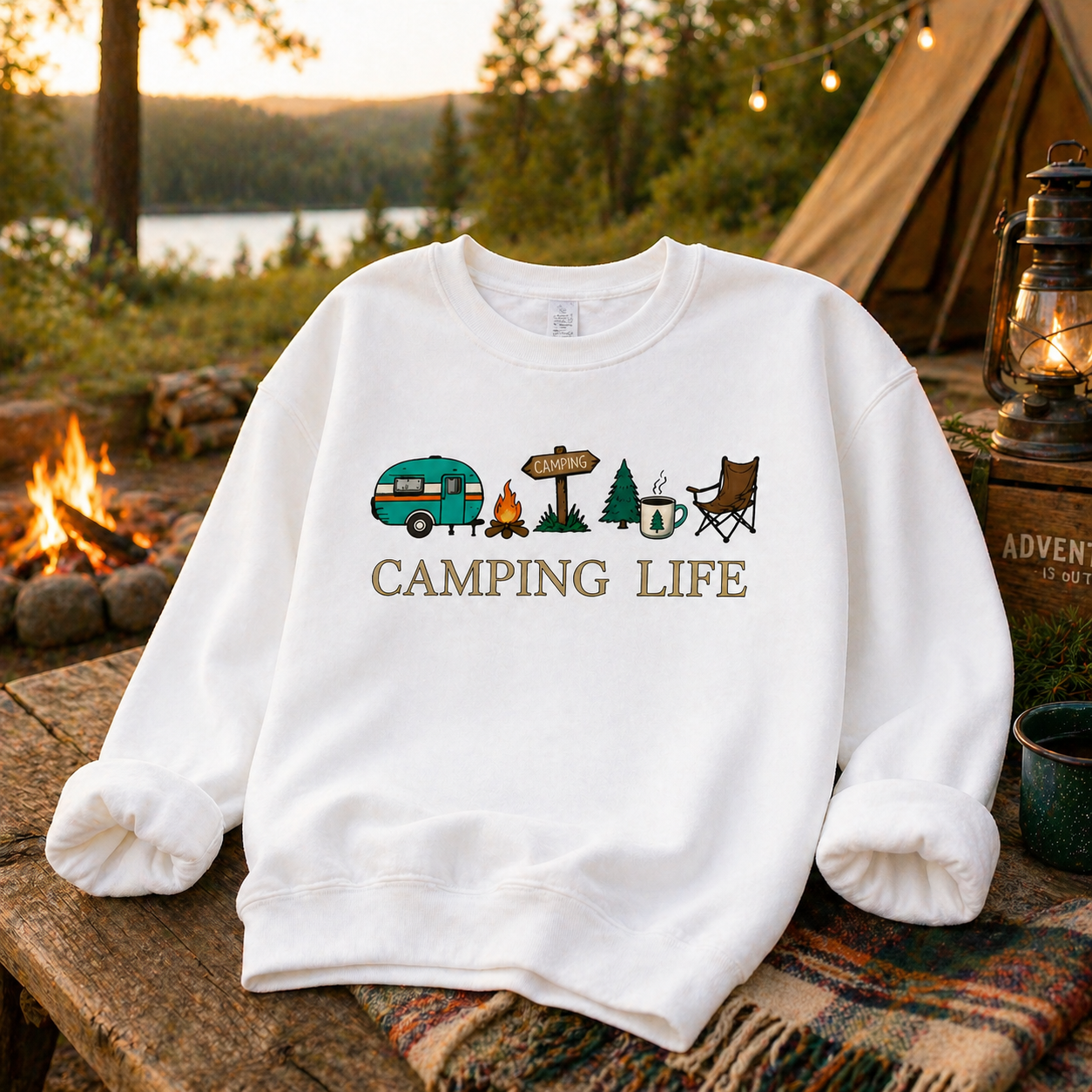 Camping Life Crewneck