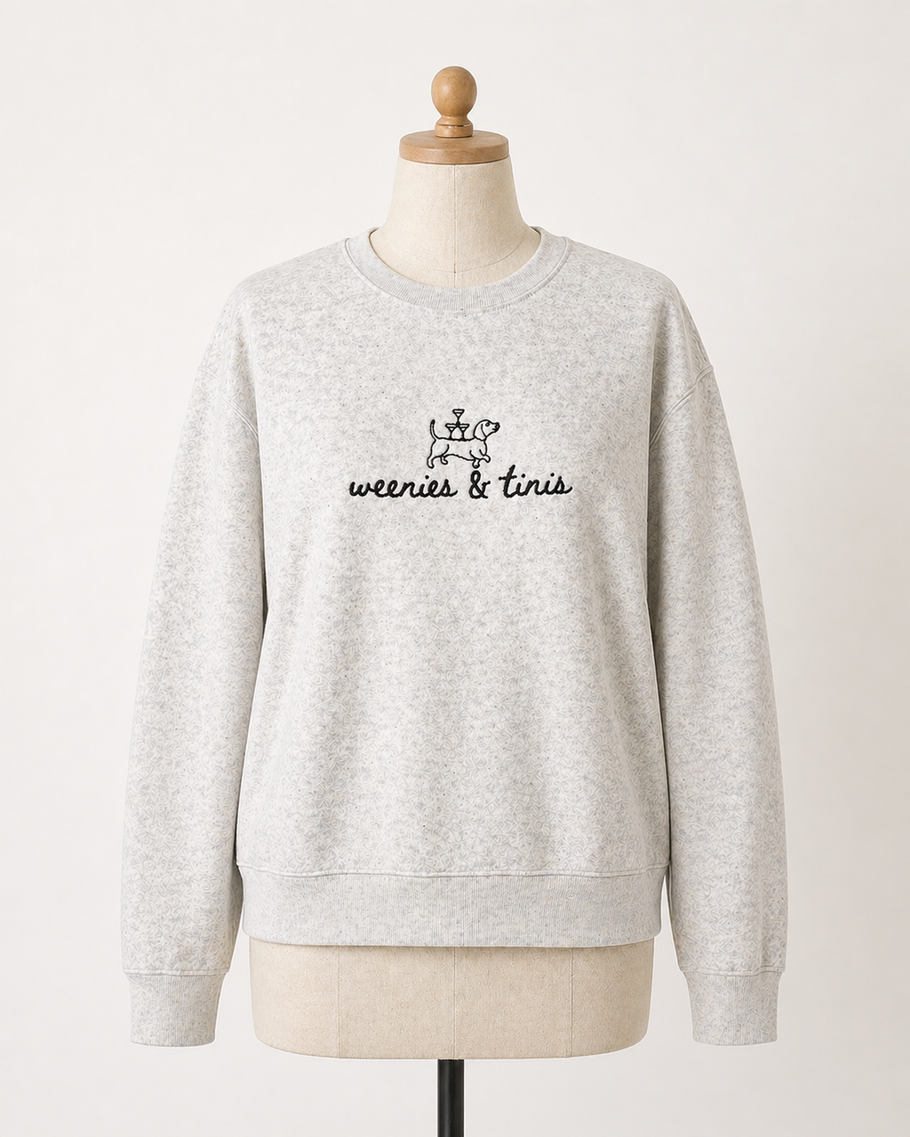 Dachshund and Martini Crewneck