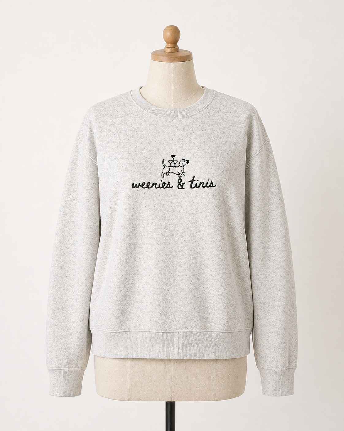 Dachshund and Martini Crewneck